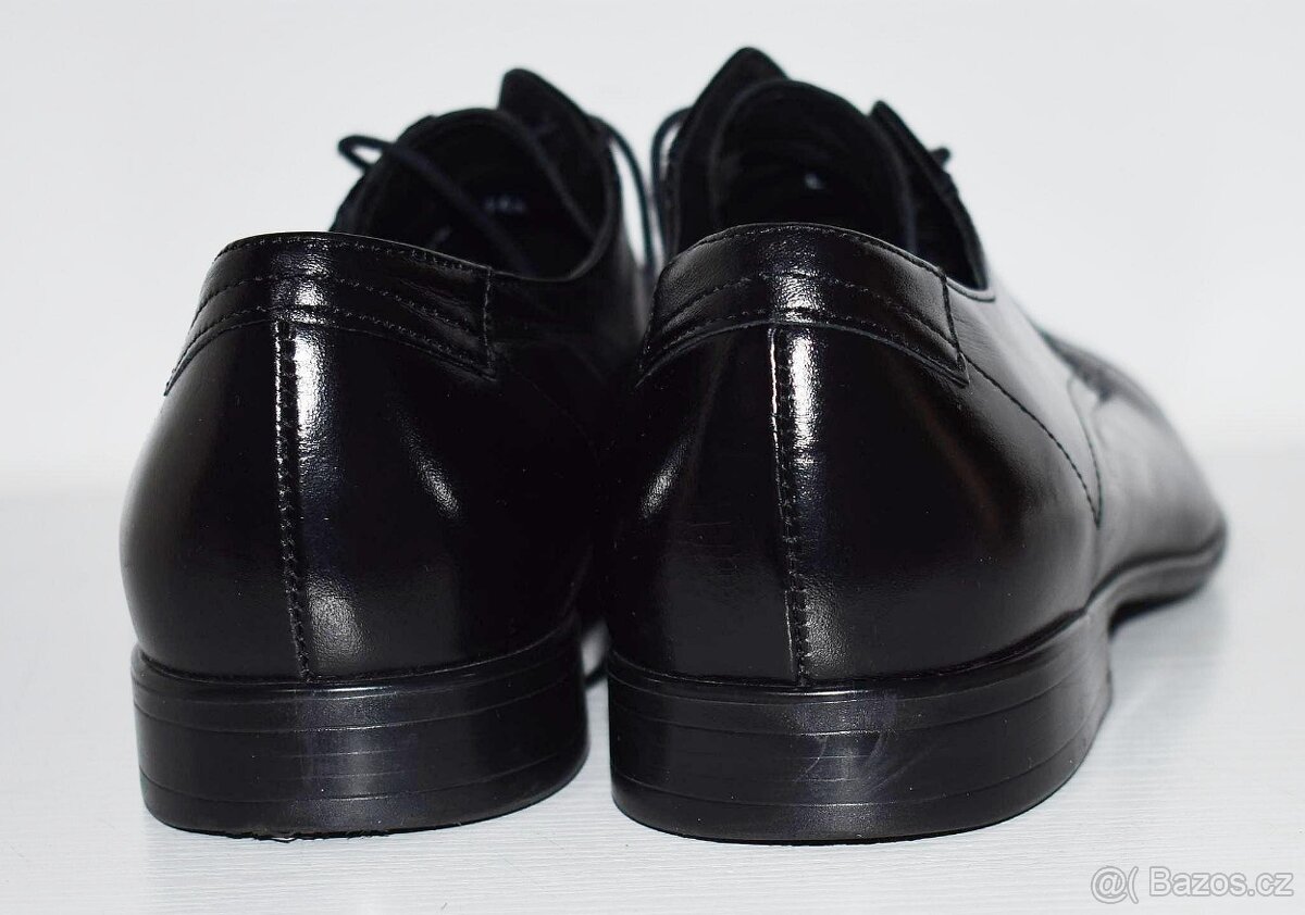 Pánské kožené polobotky, vel. 42 - 4