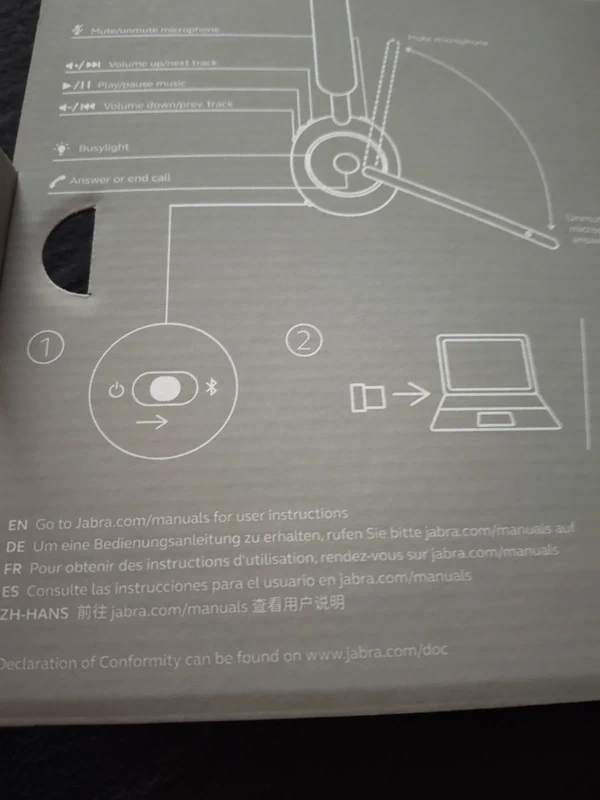 Sluchátka Jabra Evolve 2 - 4