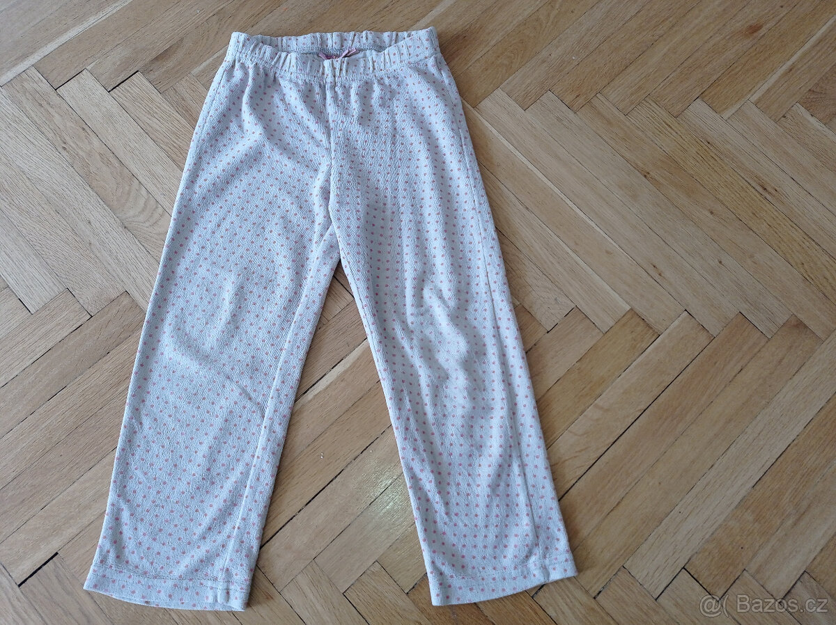 sametové tepláky 104/110 - 4