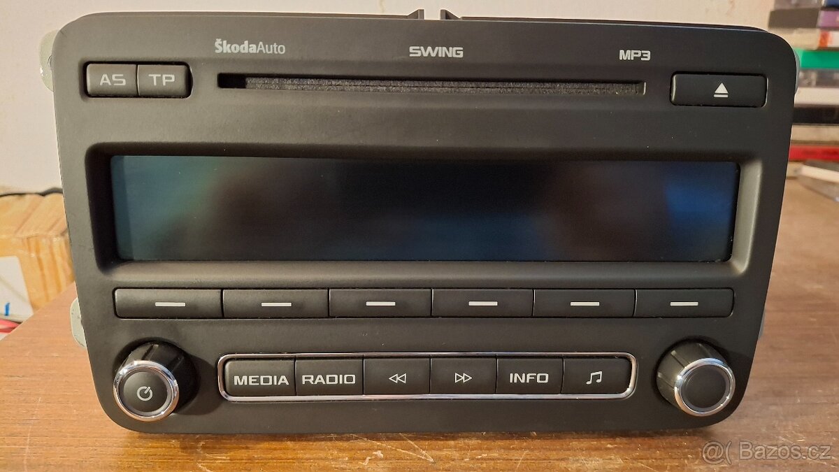 Autorádio Škoda Swing - Originál + PIN, plně funkční - 4
