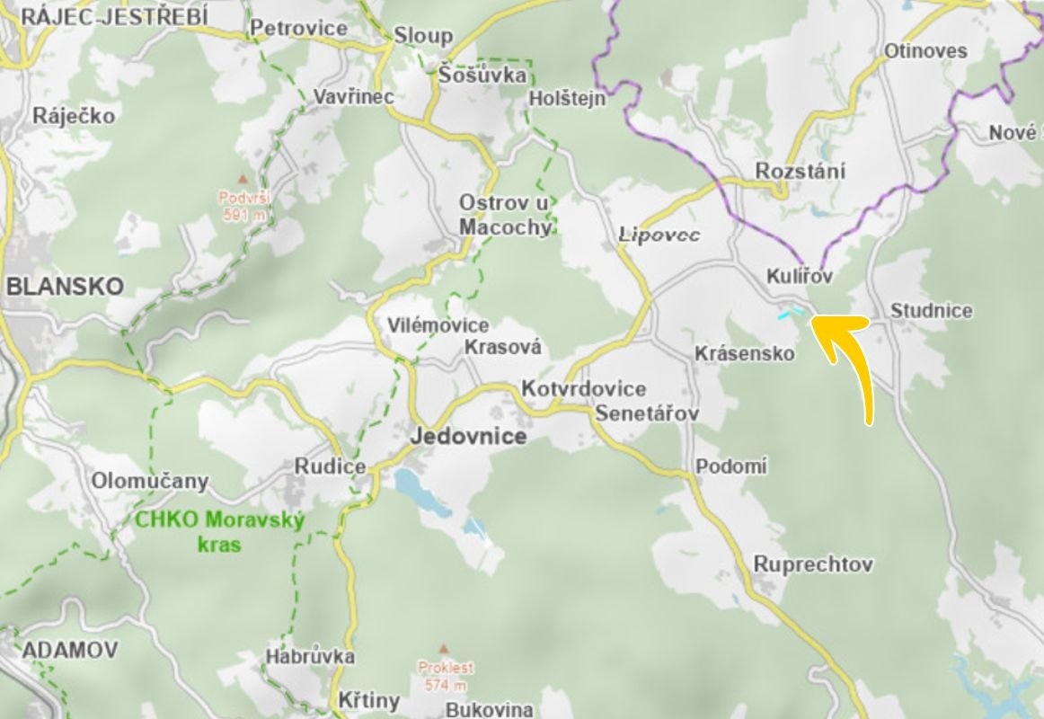 Prodej podílu 1/5 pole 1 581 m², Kulířov - 4