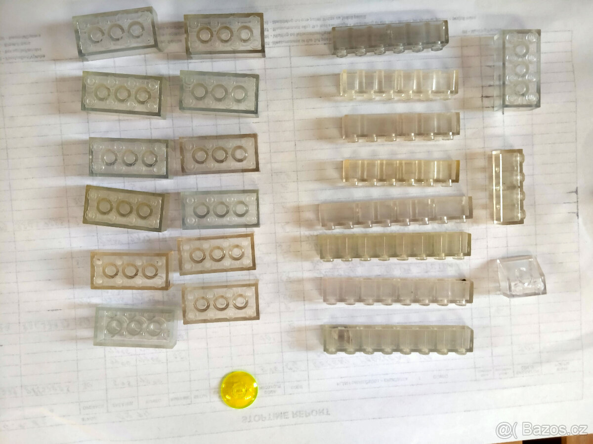 Lego různé kostičky atyp , s potisky - prostě vše .. - 4