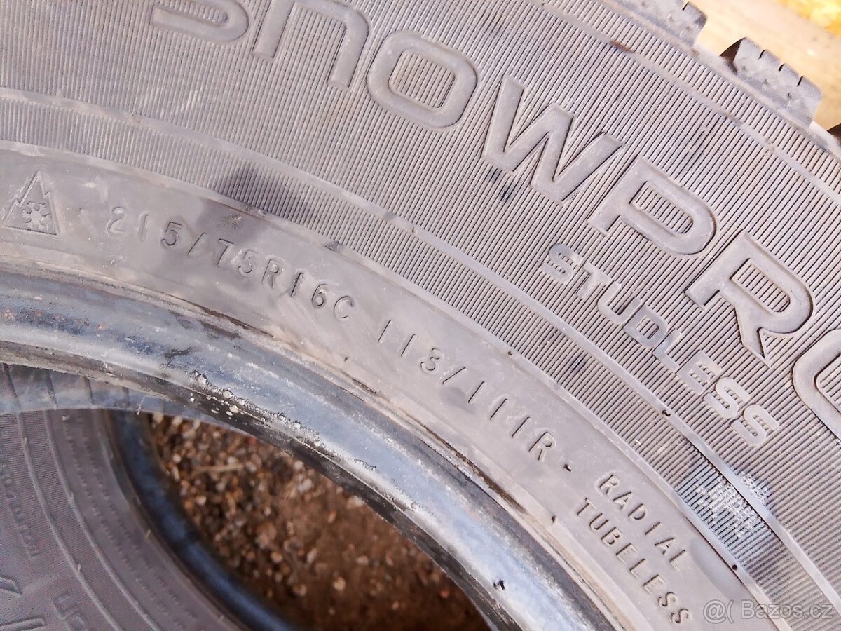 215/75/16c 113/111r Nokian - zimní pneu 2ks dodávkové - 4