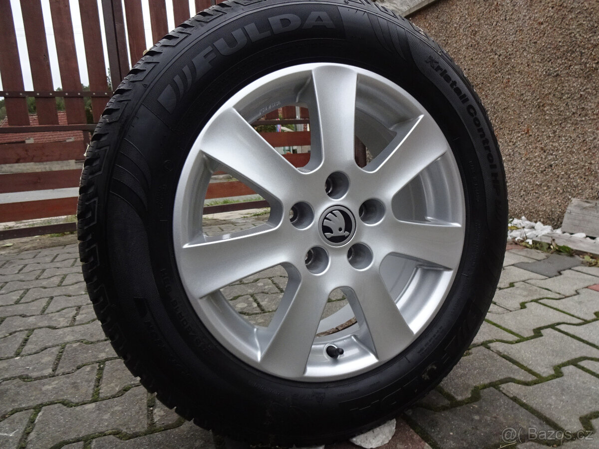 ZIMNÍ 16" 5x112 pneu 215/60R16 Superb, Passat - 4