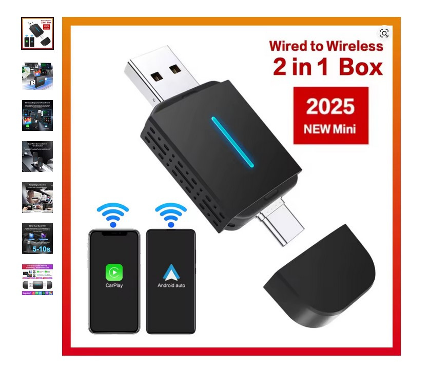 bezdrátové Android Auto / Apple CarPlay - 4