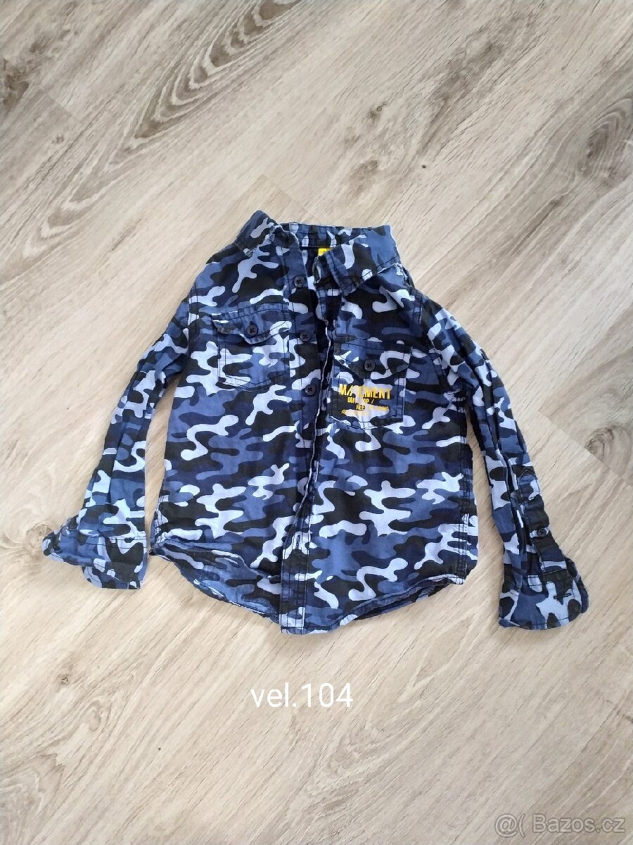 Chlapecké košile vel 104,top stav. - 4