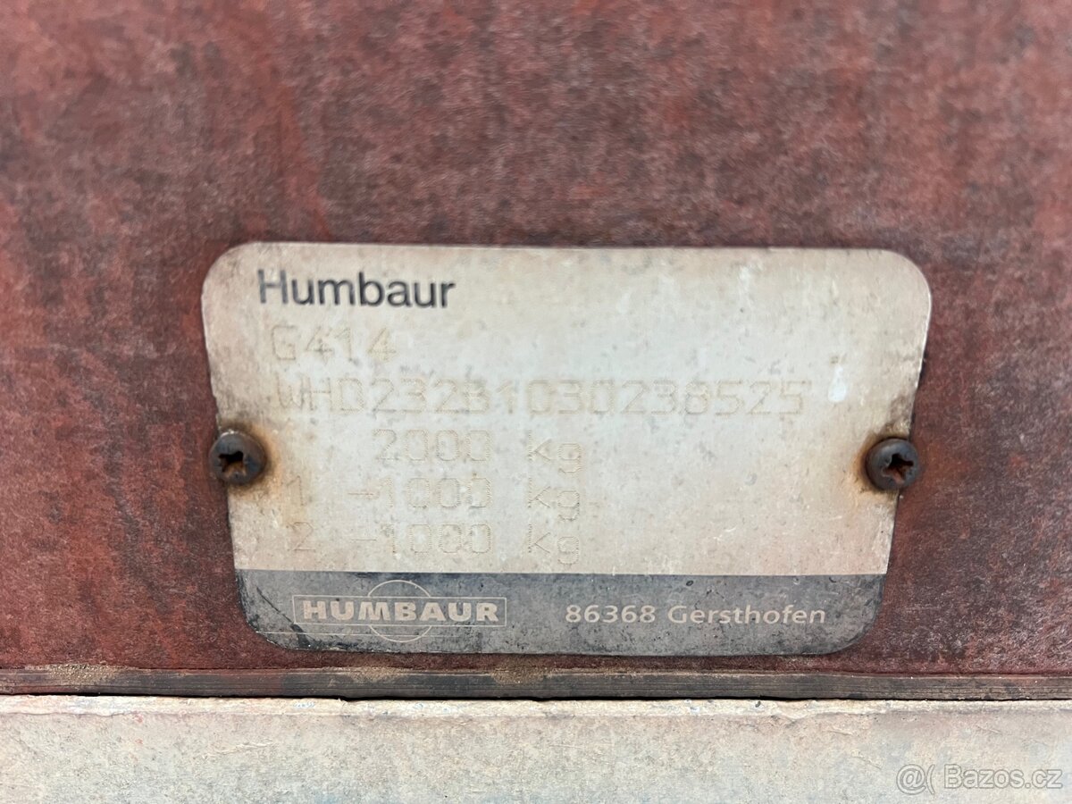 Přepravník na 2 kone Humbaur Hp2000 - 4