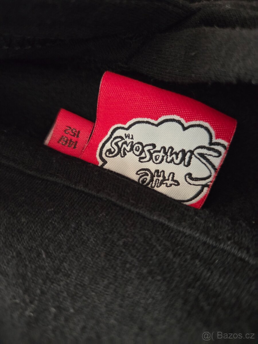 Cerna mikina licence The Simpsons - Bart - 4