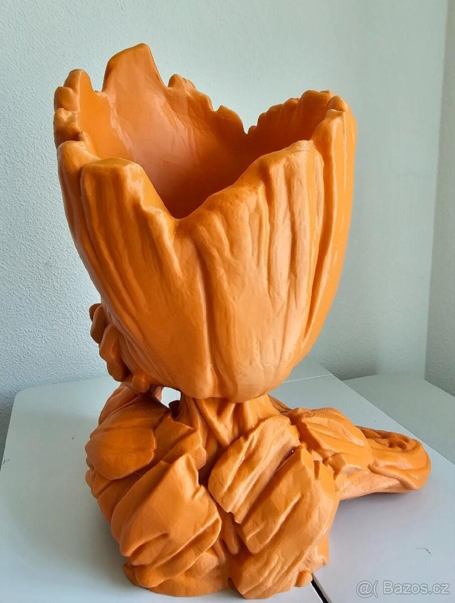 Groot květináč, 3d tisk - 4