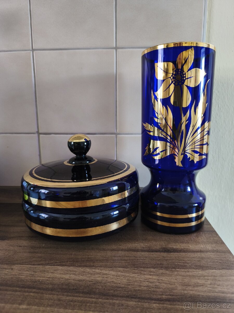 Sklo, broušený křišťál,keramika - 4