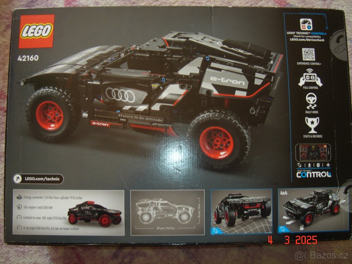 Prodám nové, nerozbalené LEGO® Technic™ 42160 Audi RS Q e-tr - 4