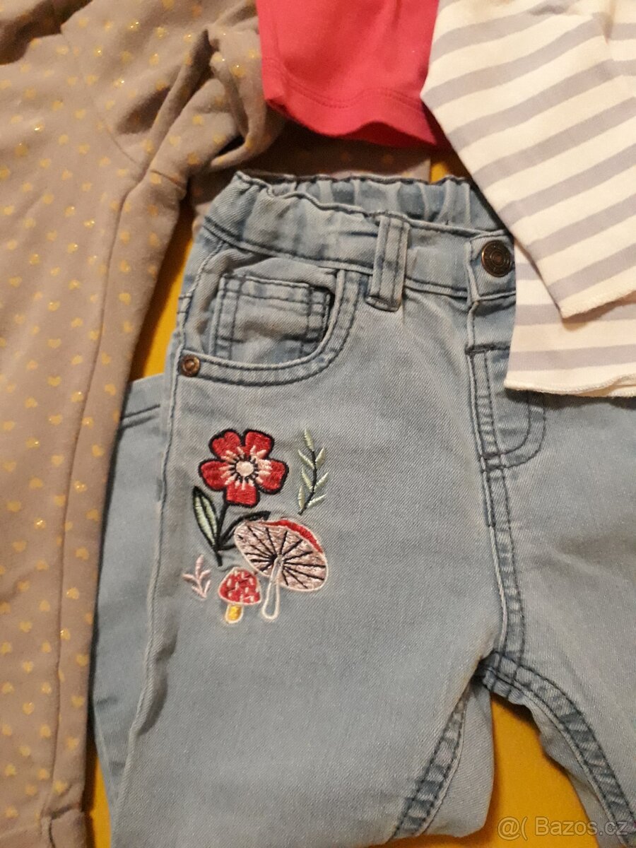 Dívčí oblečení 8ks vel. 86/92 - 4