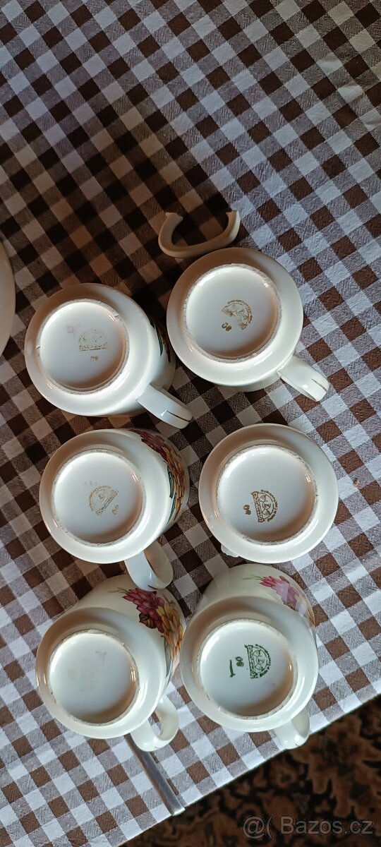 Sada šálků s podšálky 6 ks - 4