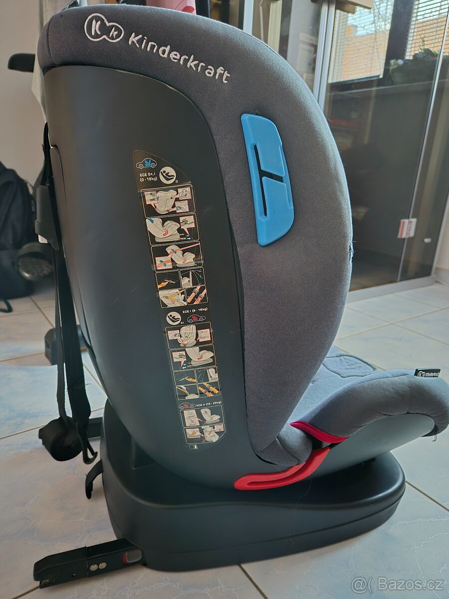 Autosedačka Kinderkraft Vado Isofix 2020 Grey 0-25 kg - 4