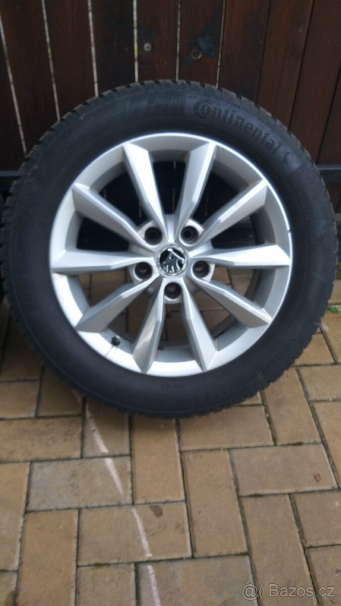 Alu kola Škoda Minoris 16" 5x112 zimní pneu - 4