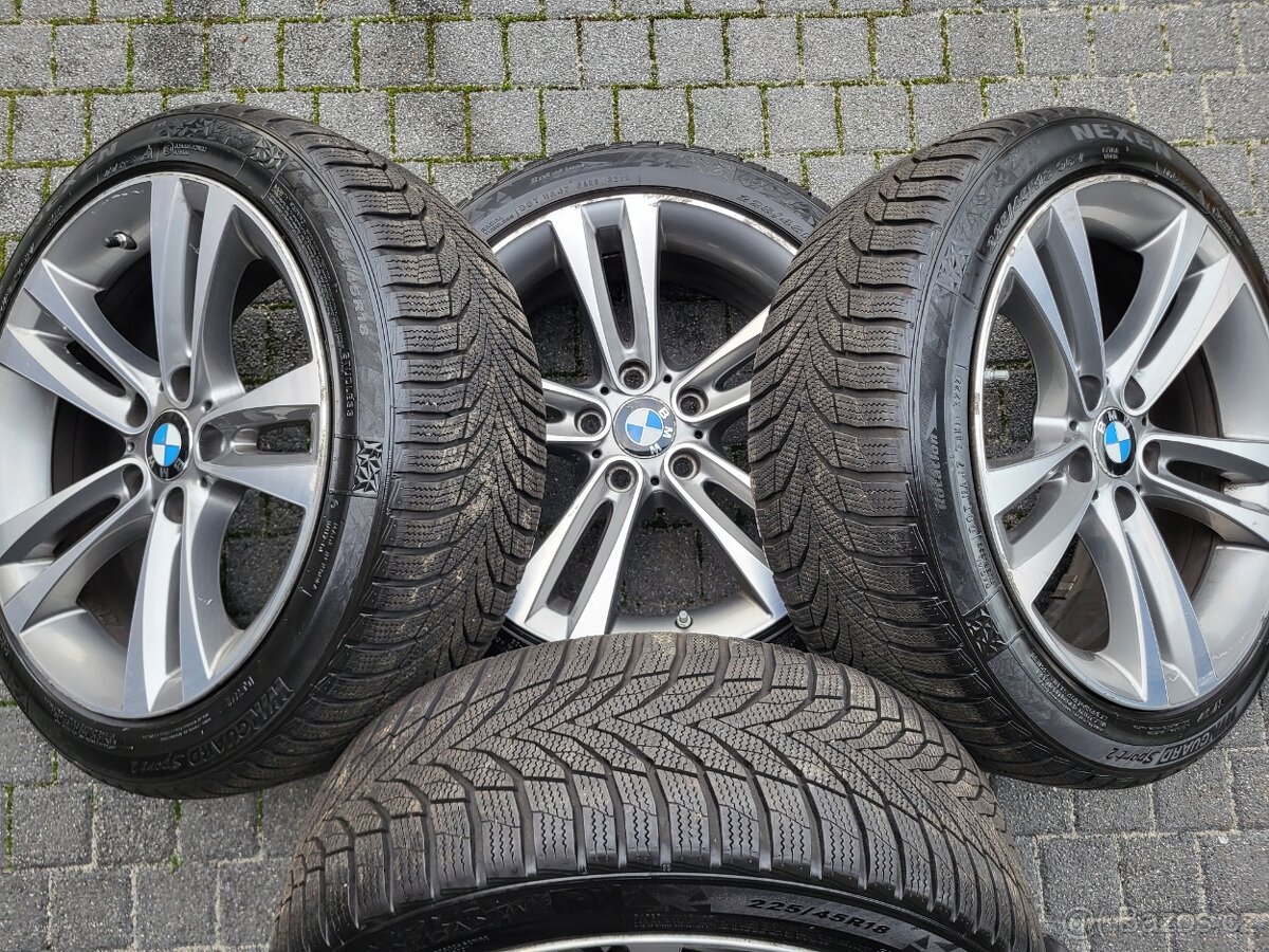 Zimní originální alu kola BMW R18, zimní pneu 225/45/R18 - 4