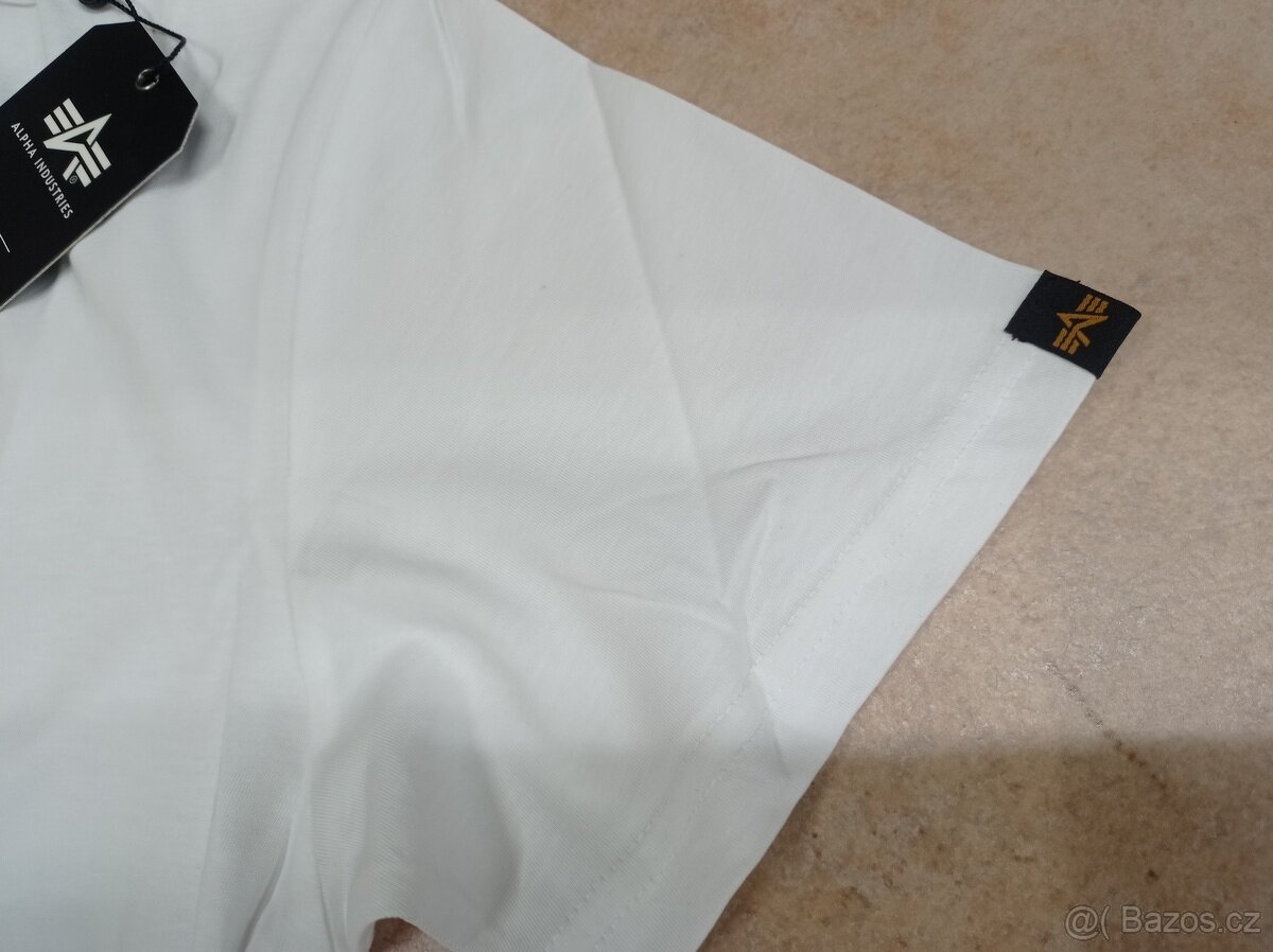 NOVÉ tričko Alpha Industries - L, 3XL - 4