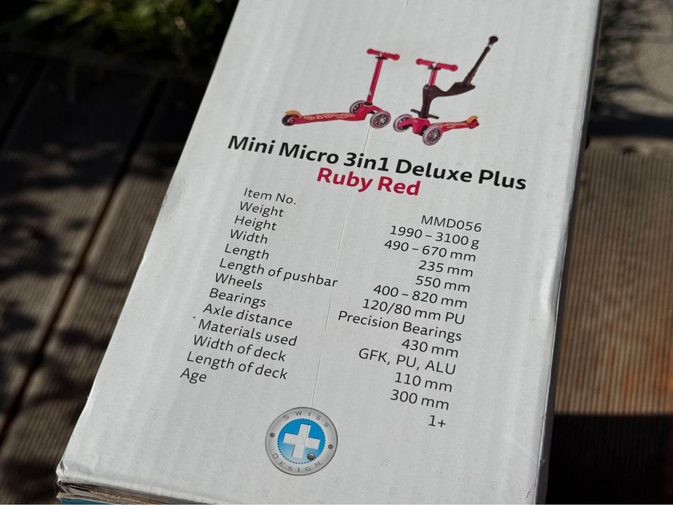 Dětské odrážedlo Mini Micro Deluxe, růžové - 4