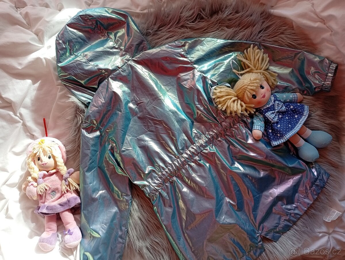 Dívčí kabátek lehká bundička 122 - 4