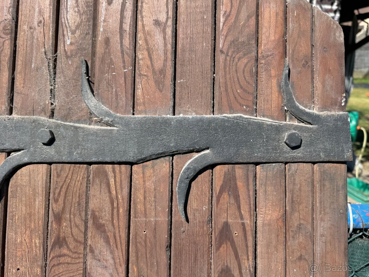 Dřevěné dveře 132 x 210 cm. - 4