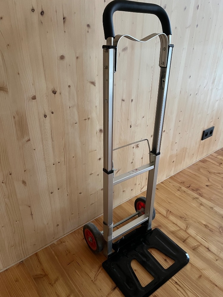 Rudlík - skládací ruční vozík, nosnost 80 kg - 4