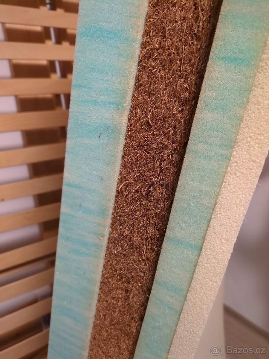 Postel z masivu 80 x 200 s matrací - 4