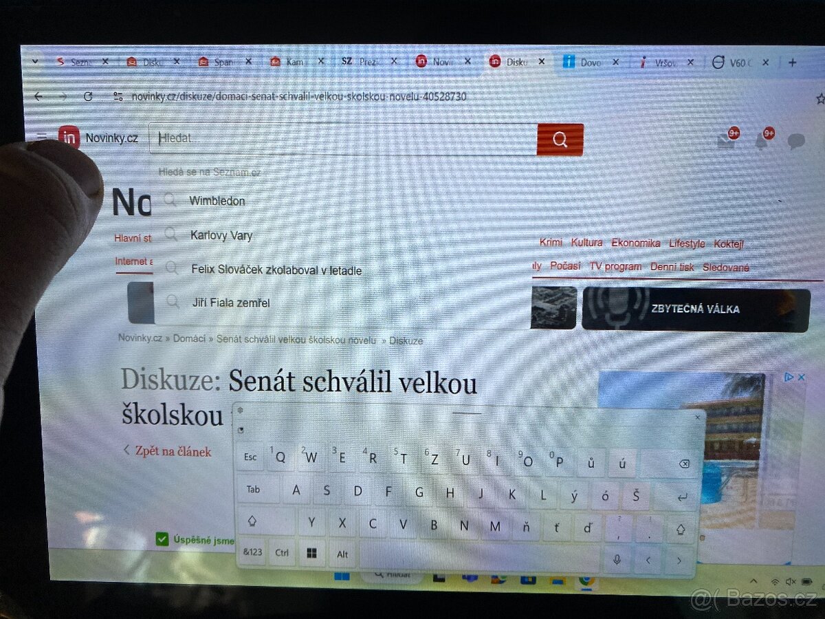 Dotykový přenosný monitor 10palců - 4