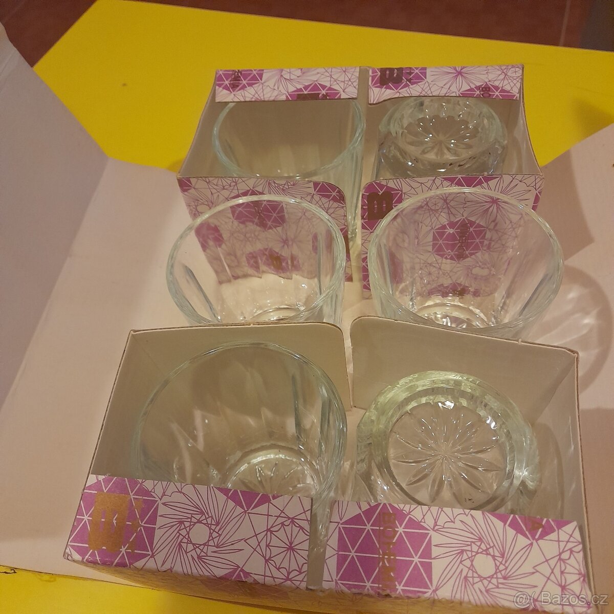 Retro skleničky whisky Bohemia krystal - 4