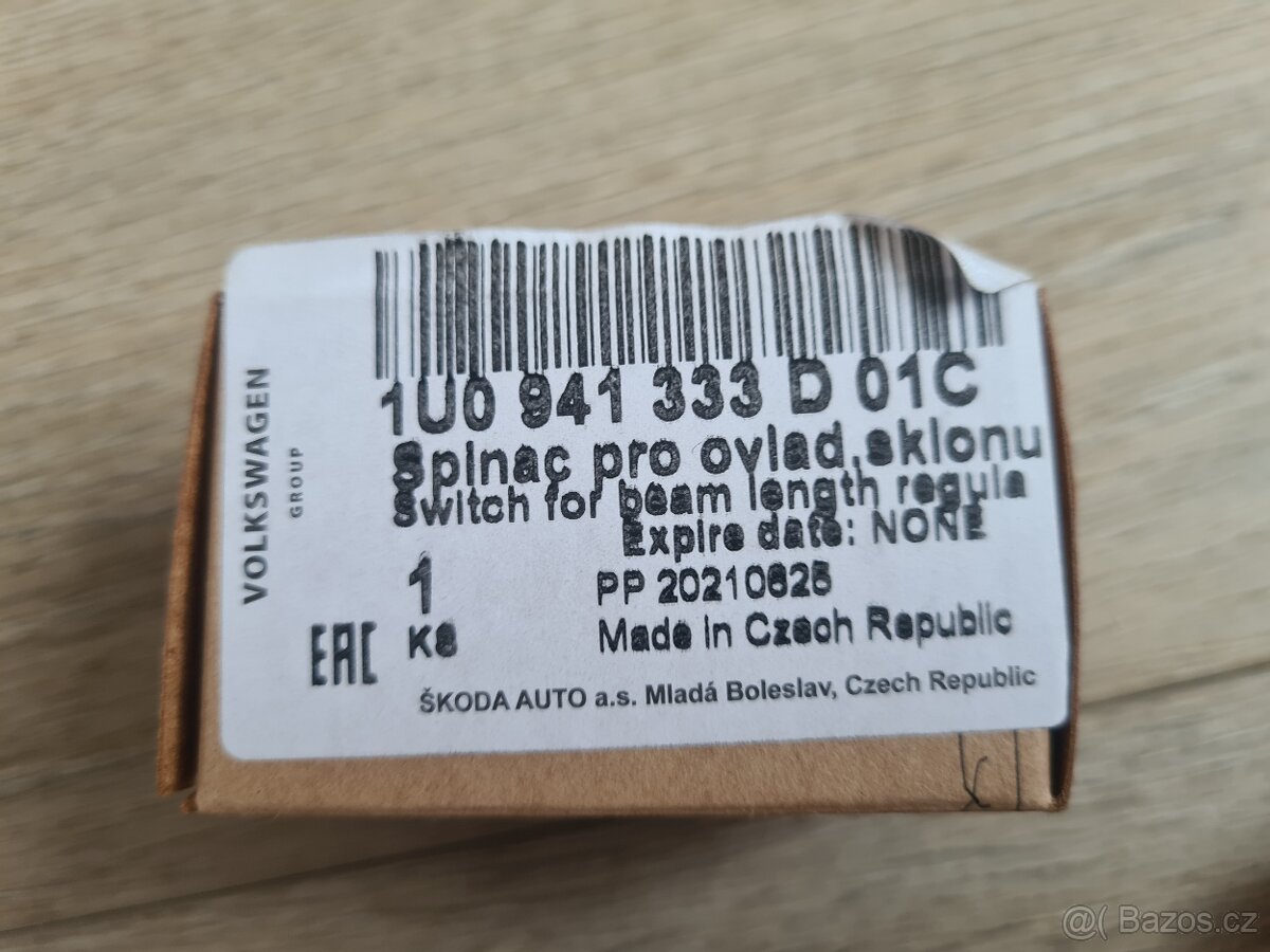 NOVÉ Ovládání sklonu světel a podsvícení Octavia 1 - 4