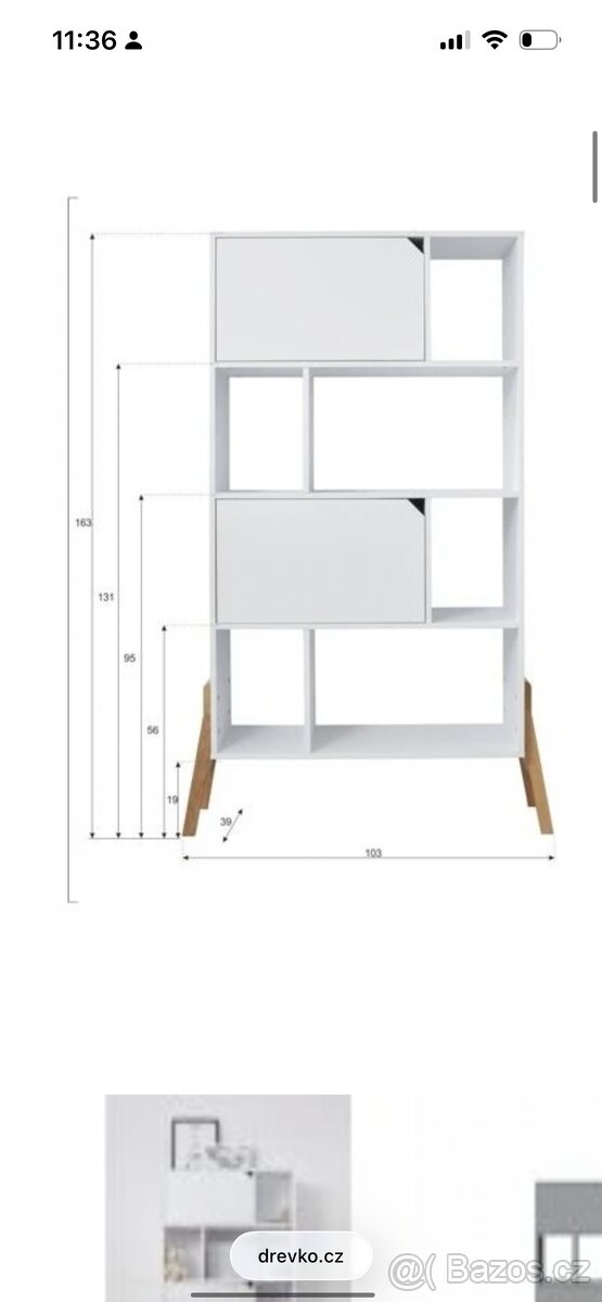 Designová Komoda a regál - 4