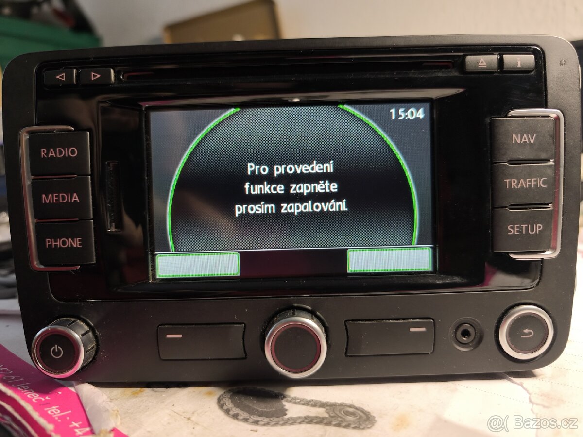 VW RNS315 BT DAB autorádio navigace 3C0035279M - 4