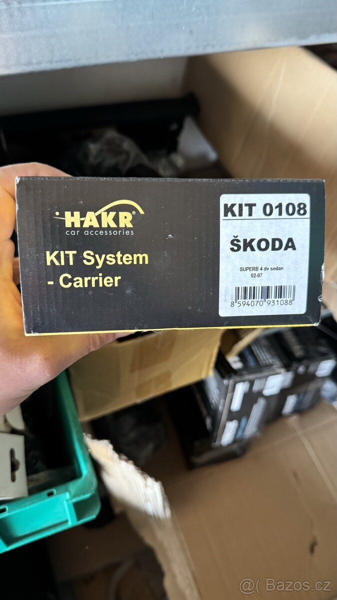 Prodám příčníky Hakr Alu hliníkové - 4