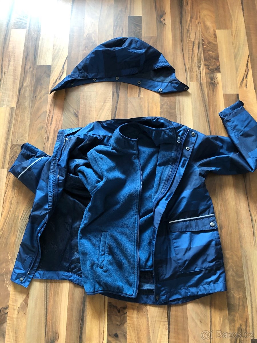 Bunda Tchibo+mikina 2v1 a oboustranná vesta - 4