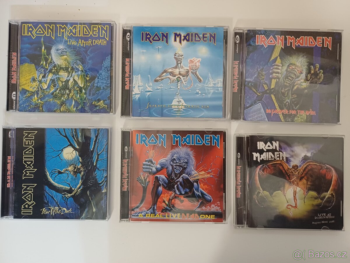 Iron Maiden 1980-1992 CD set prodám - 4