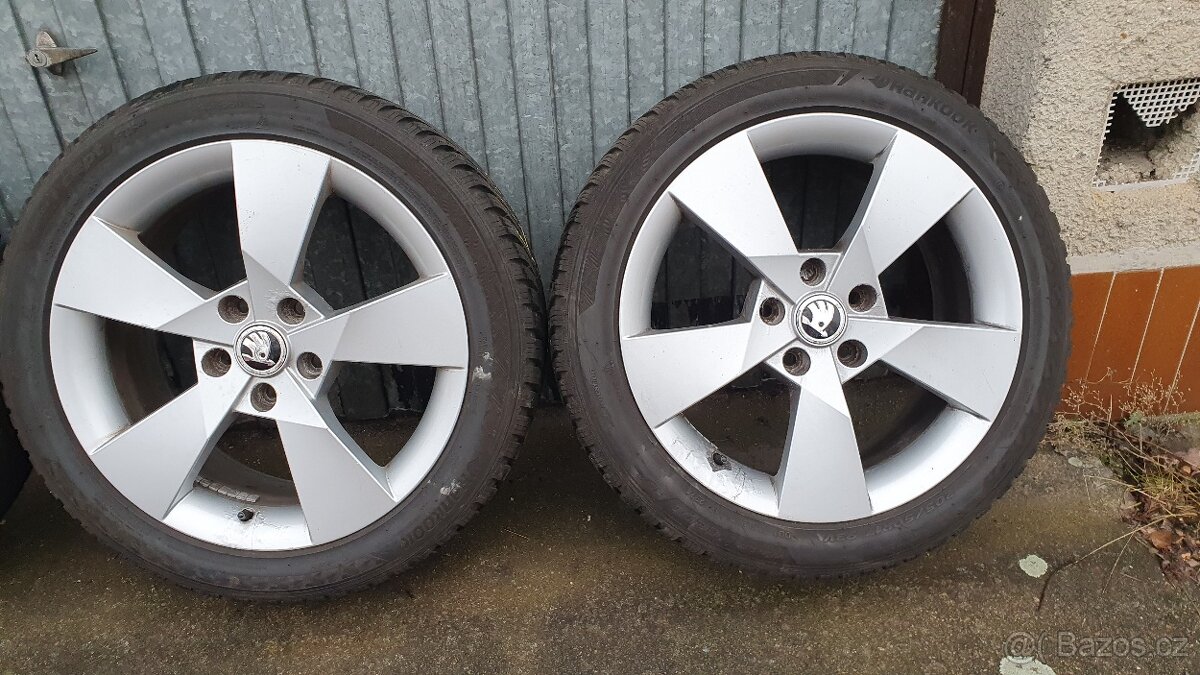 17" Škoda rozteč 5x112 zimní - 4