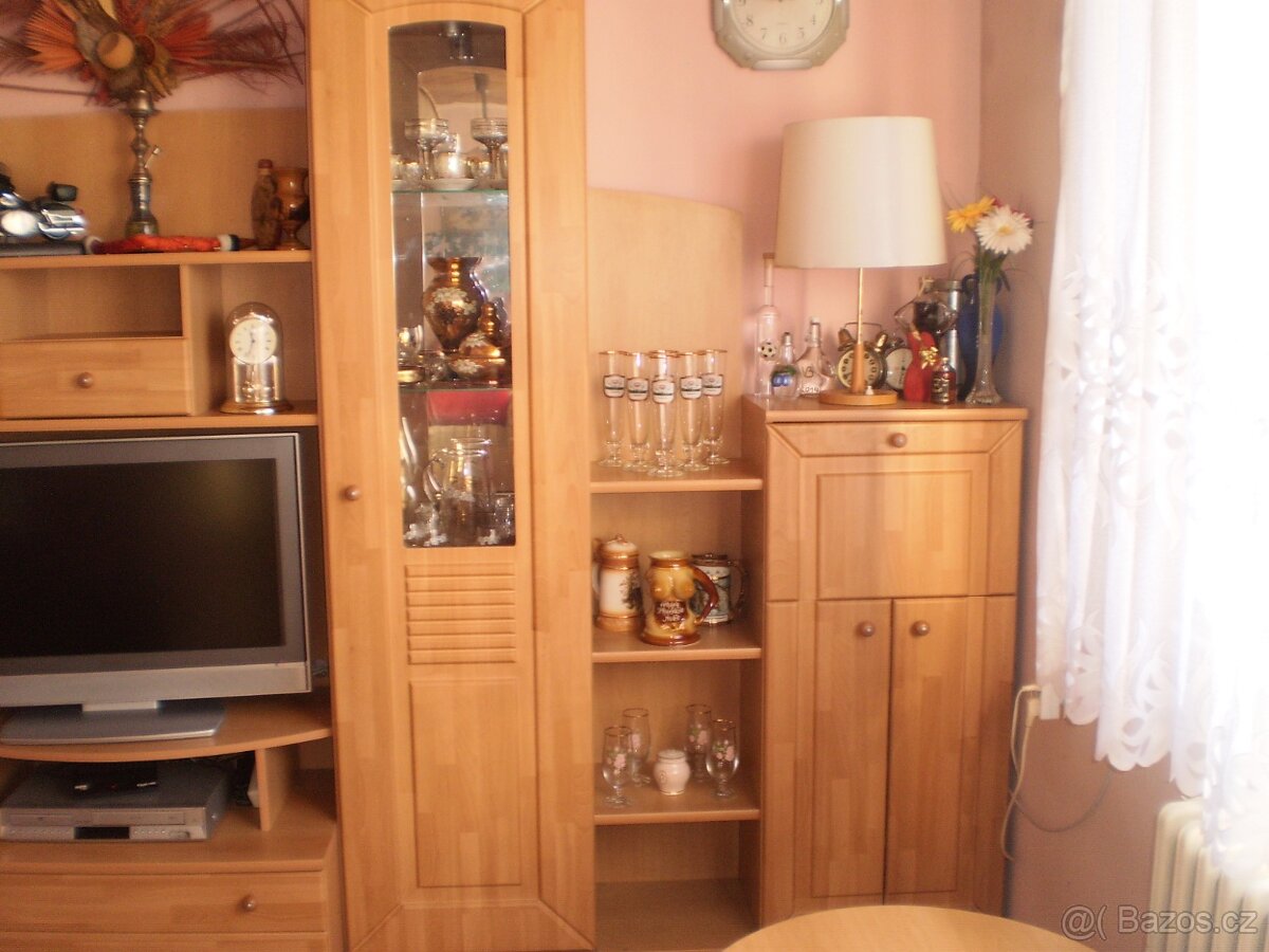 obývací stěna - světlé provedení ++ jako nová++ - 4