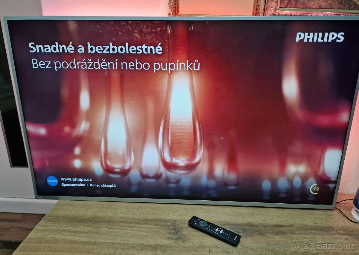 Led Smart tv Philips 146cm Android,Ambilight - 4