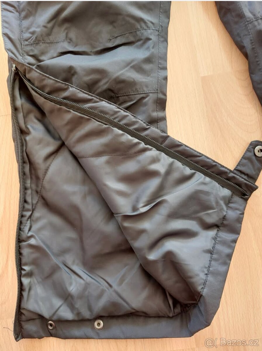 Nové zimní kalhoty, oteplovačky, vel. 150, celorozepínací - 4