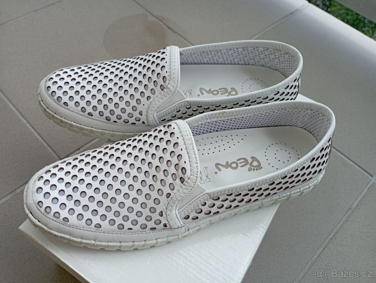 Kožené dámské polobotky - 4