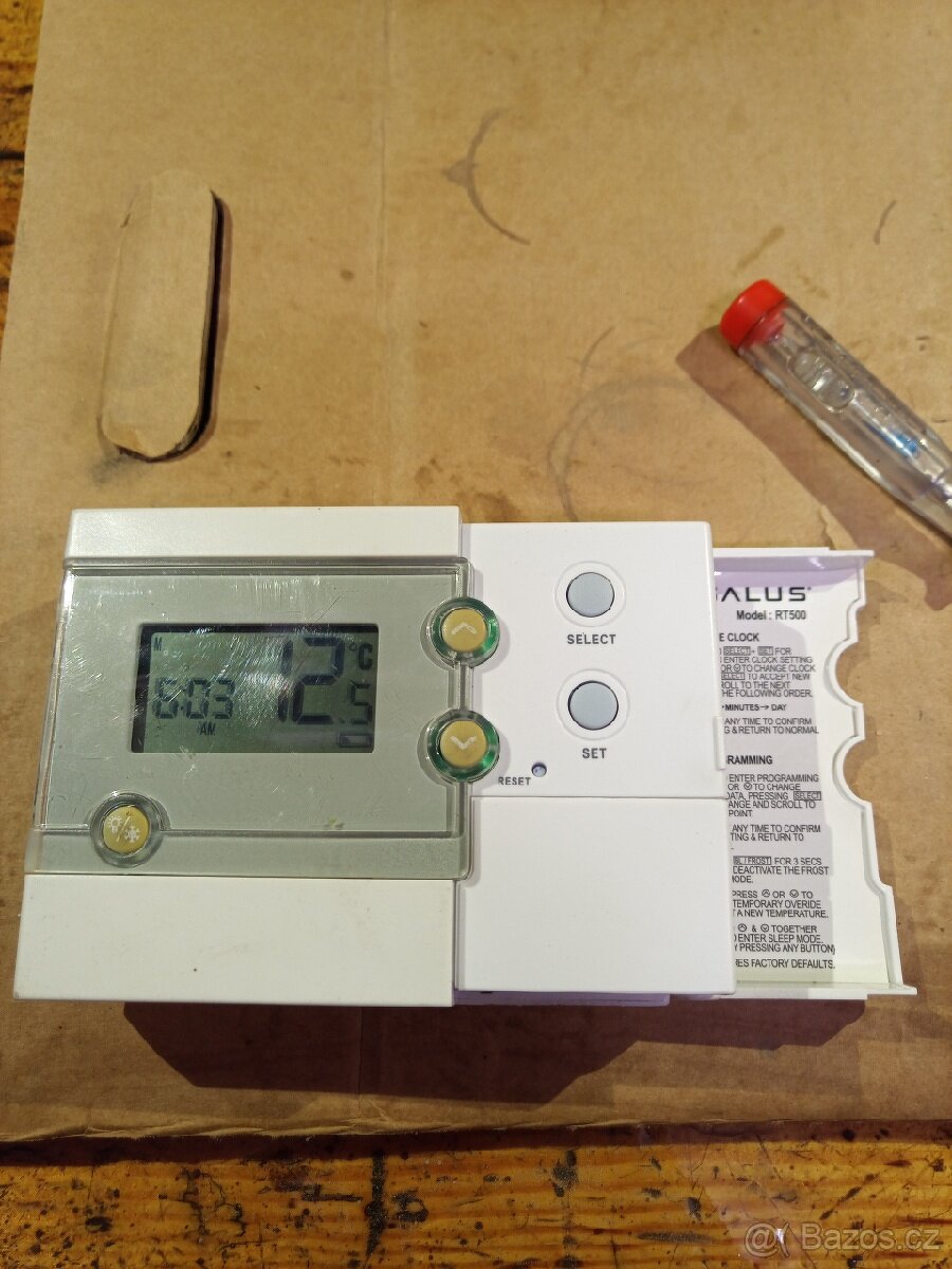 Pokojový termostat drátový bezdrátový ECOSTER CAR V2 - 4