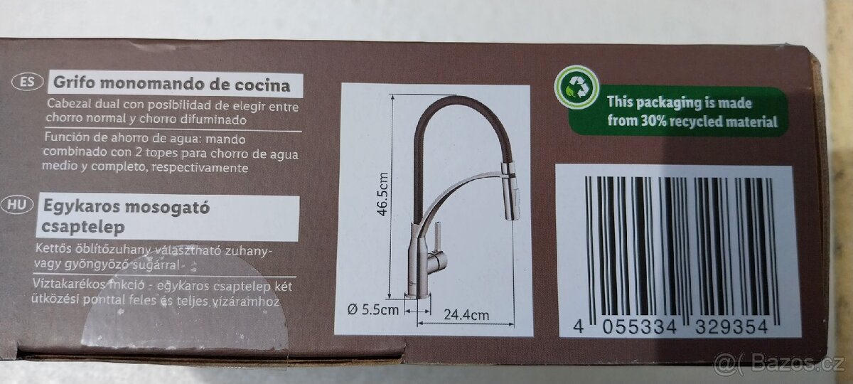 Kuchinska baterie, možnost montáže - 4