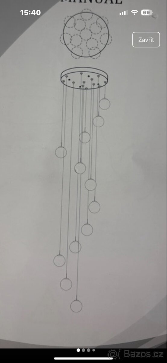 Luxusní velký lustr - 4