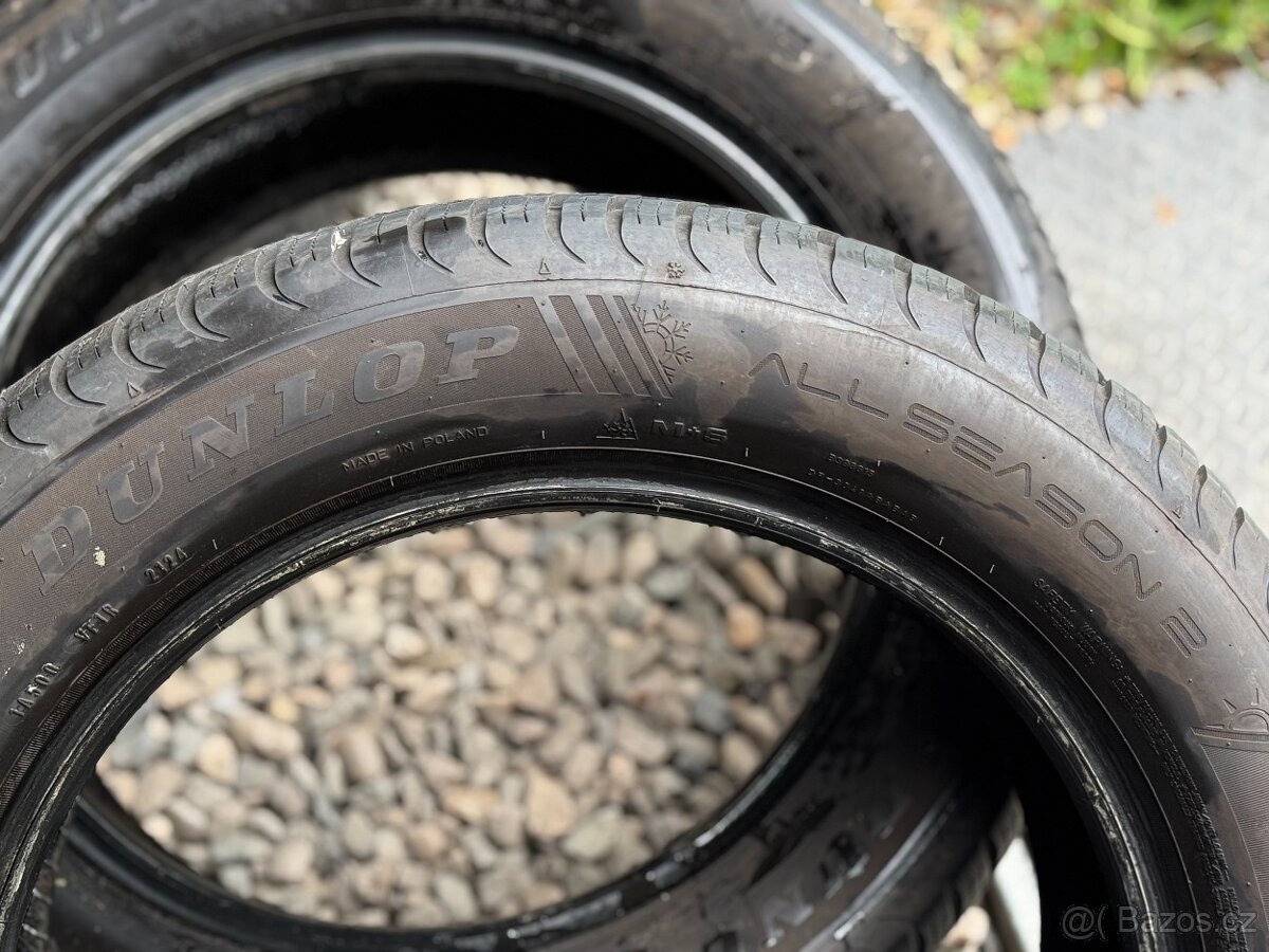 225/55/17 - Dunlop celoroční pár pneu - 4