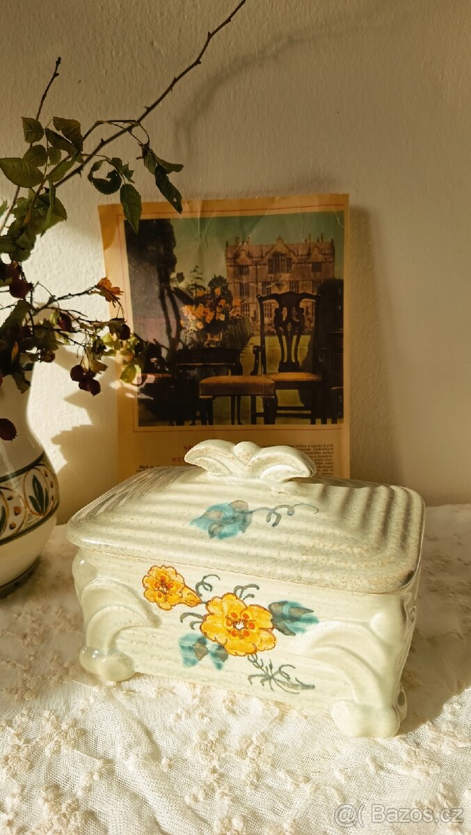 Starožitná dóza na šperky Švýcarsko - 4