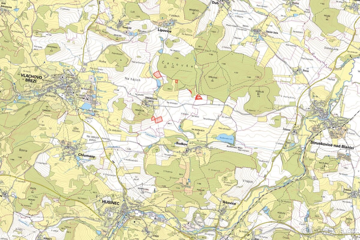 Zemědělská půda, prodej, Chocholatá Lhota, Vlachovo Březí, P - 4