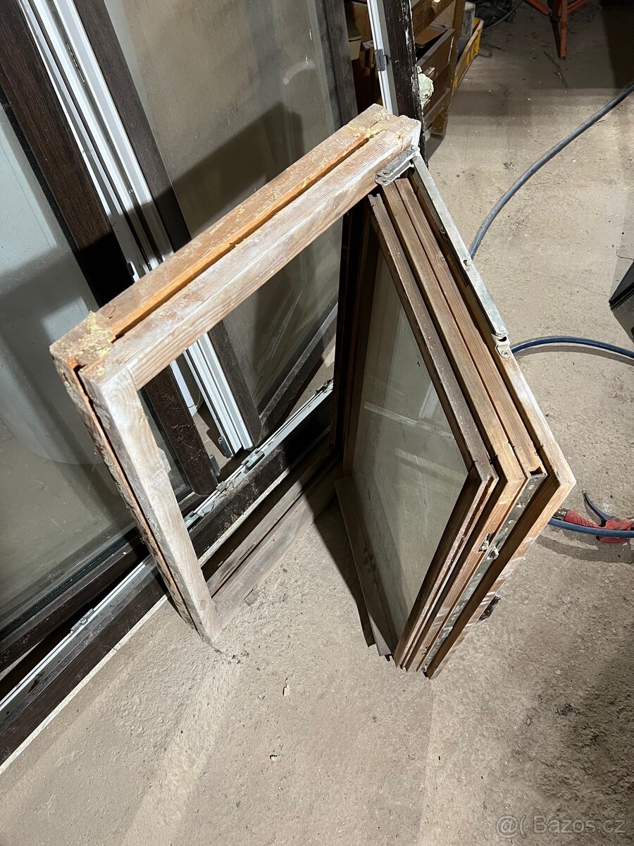 Drevene okno 88x58cm - 4