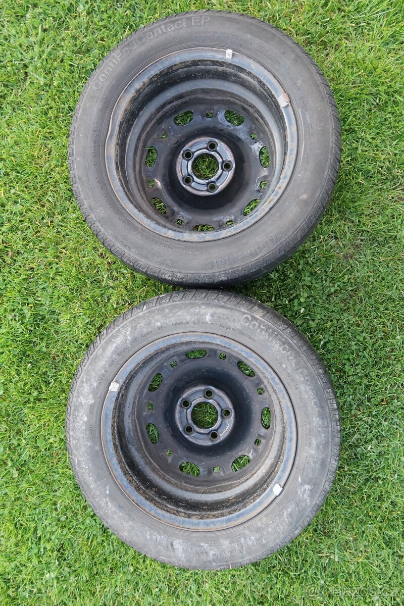 pneu Continental - komplet kola Škoda Fabia - 185/60 R14 82T - 4