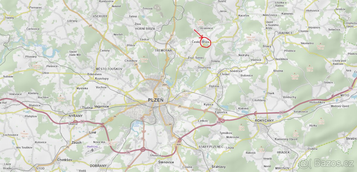 Prodám pozemky v katastr. území Žichlice u Hromnic - 4