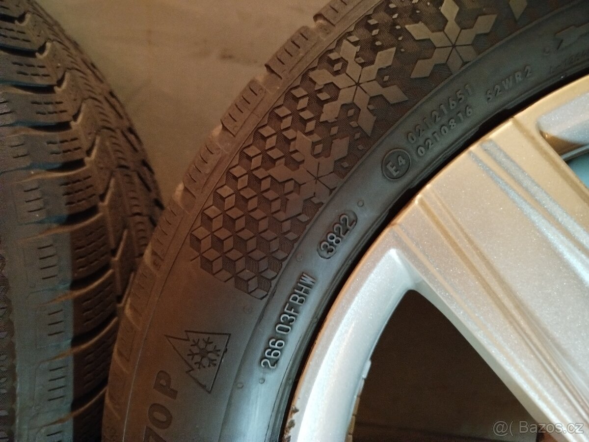 Zimni alu kola 225/55 97V R17 - 5/115. - 4