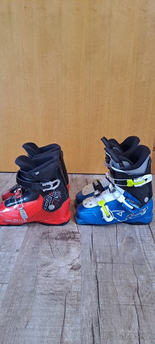 Dětské lyže 110,120,130cm, lyžáky - 4